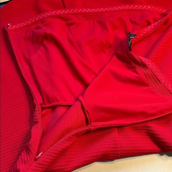 The Limited Strapless Red Fit-and-Flare Dress - Picture 3 of 4